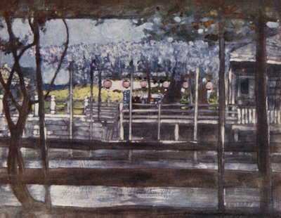 A Wistaria Garden by Mortimer Ludington Menpes